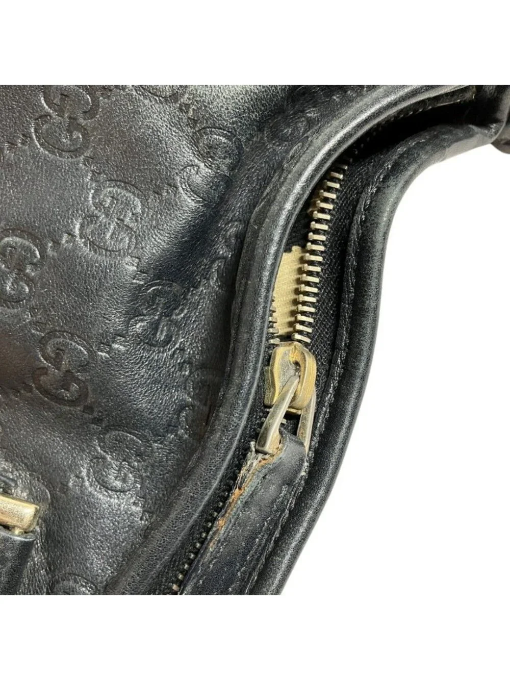 ★SOLD★ Gucci Abbey Guccissima Shoulder Bag Leather - Picture 9 of 9